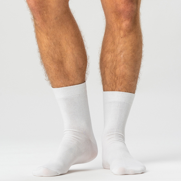 10 par bambus strømper low cut hvid