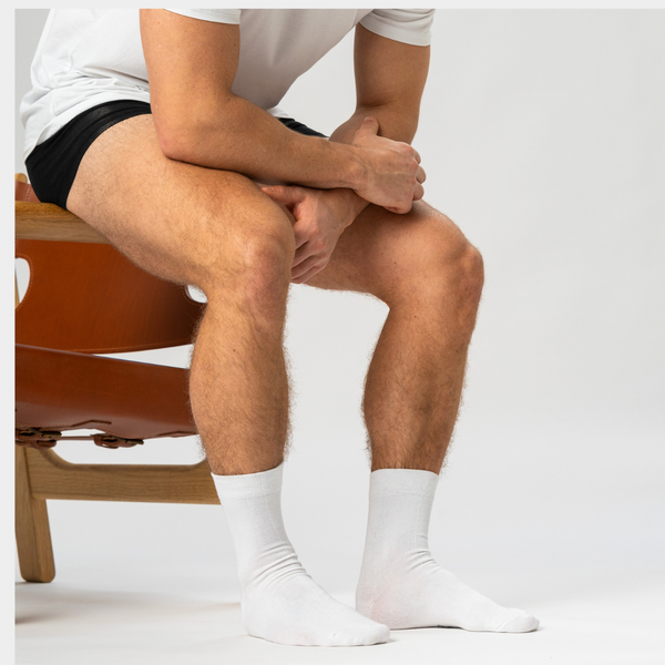 10 par bambus strømper low cut hvid