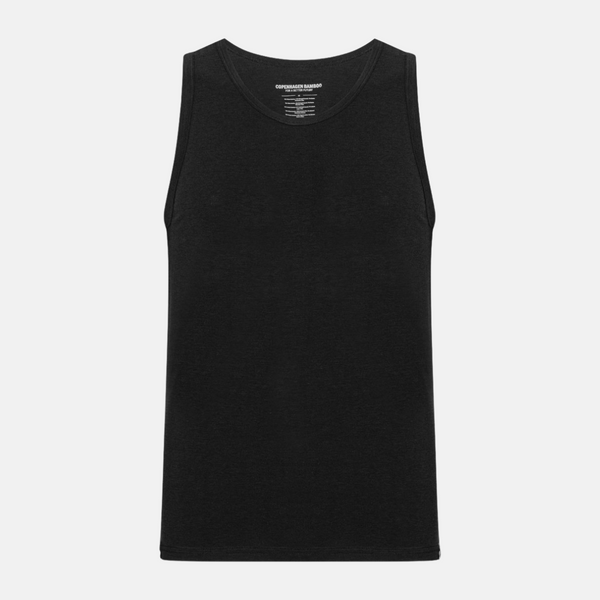 2 pak Sorte bambus tank tops