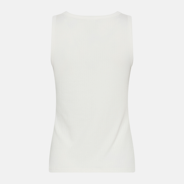 Anja bambus tank top - hvid