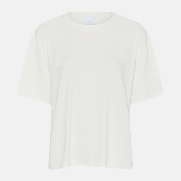 Anna kortærmet bambus t-shirt - hvid