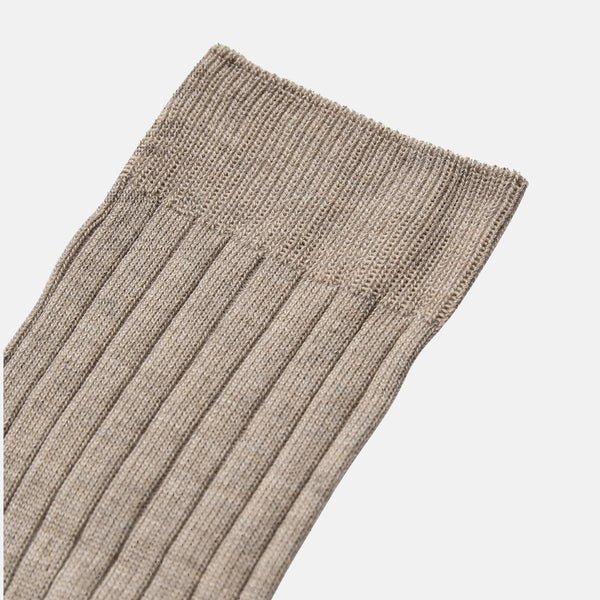 Brune bambus strømper