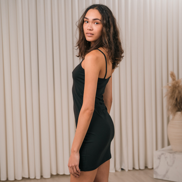 Sort bambus underkjole