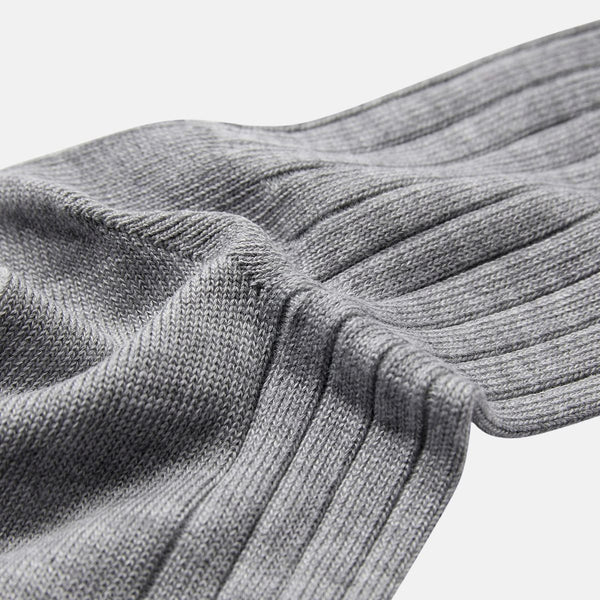 Lysegrå bambus strømper