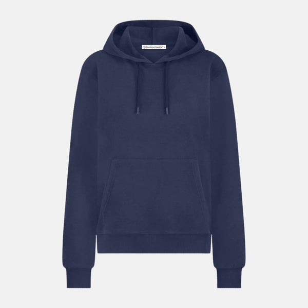 Navy bambus hoodie joggingsæt