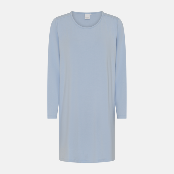 Bea langærmet bambus natkjole - Kentucky Blue