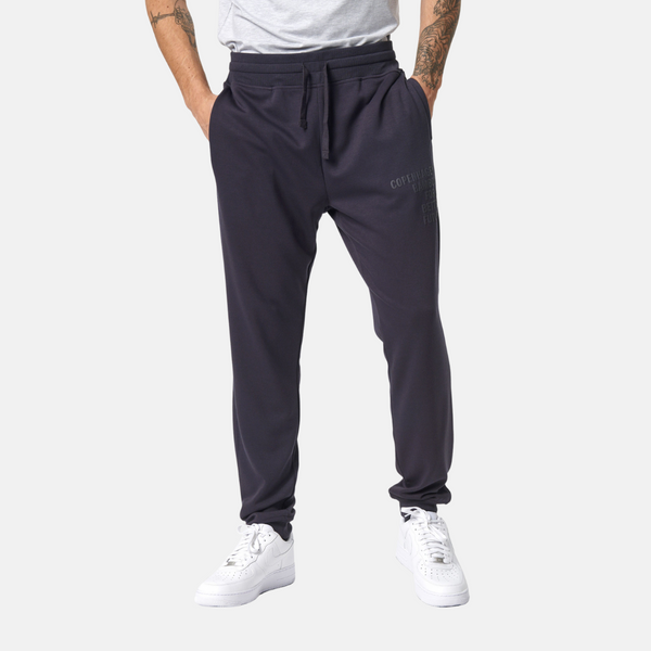 Mørkegrå bambus sweatpants med logo