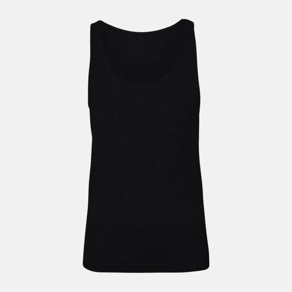 Sort bambus tank top bred strop