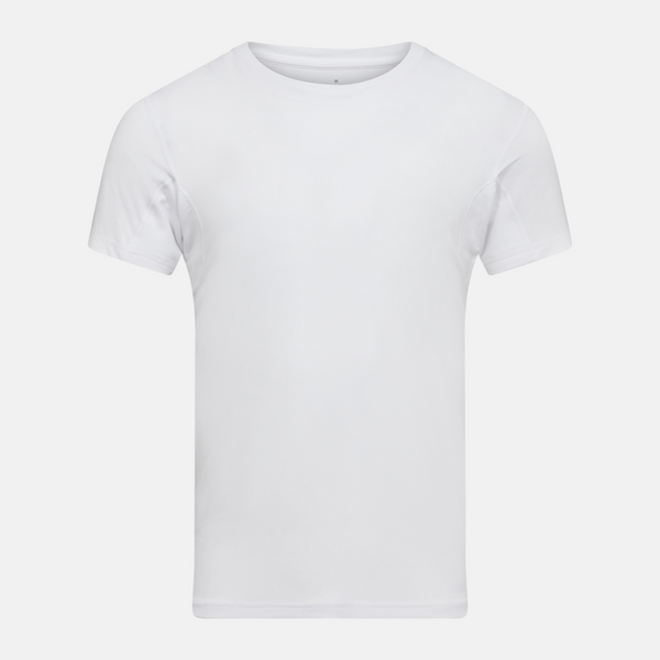Hvid bambus anti-sved T-shirt