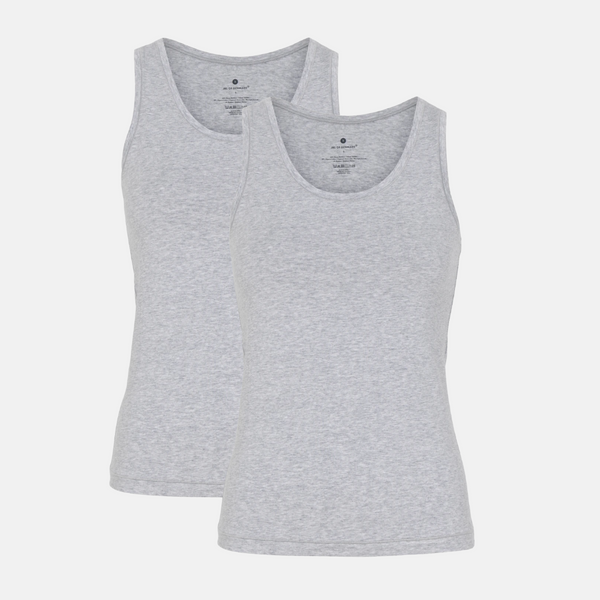 2 lysegrå bambus tank top