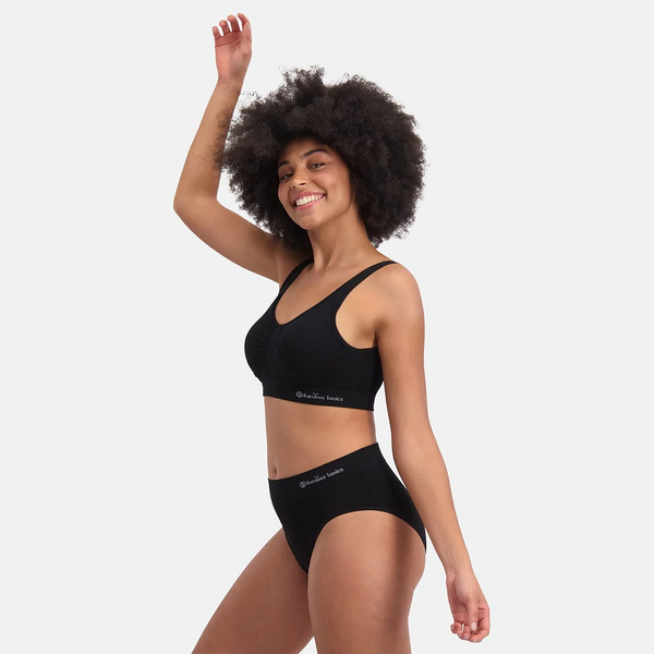 3 pak sorte bambus maxi trusser