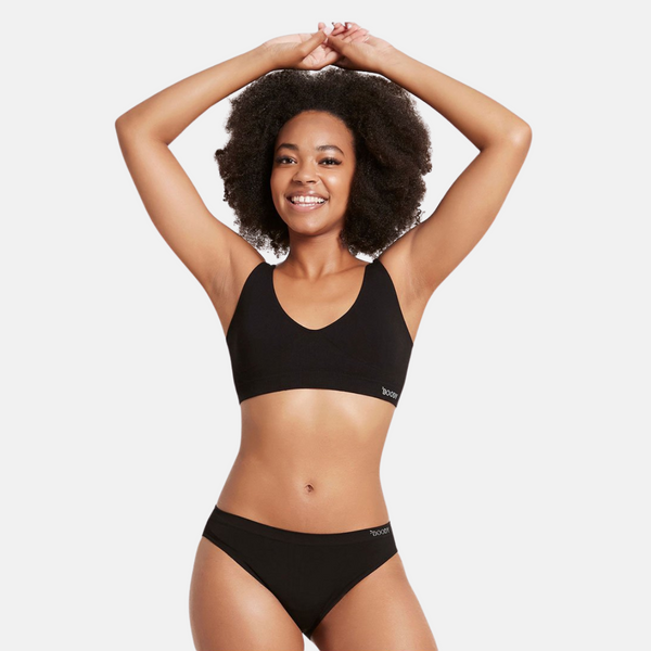 Sort bambus bh uden vattering