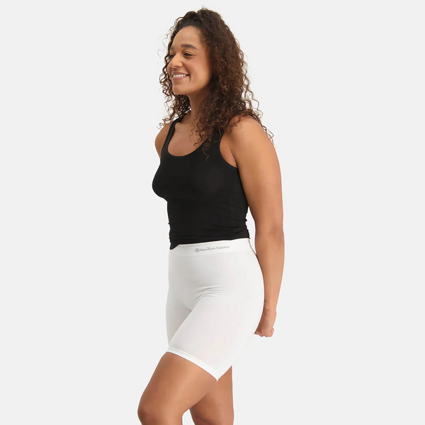 Hvide bambus indershorts