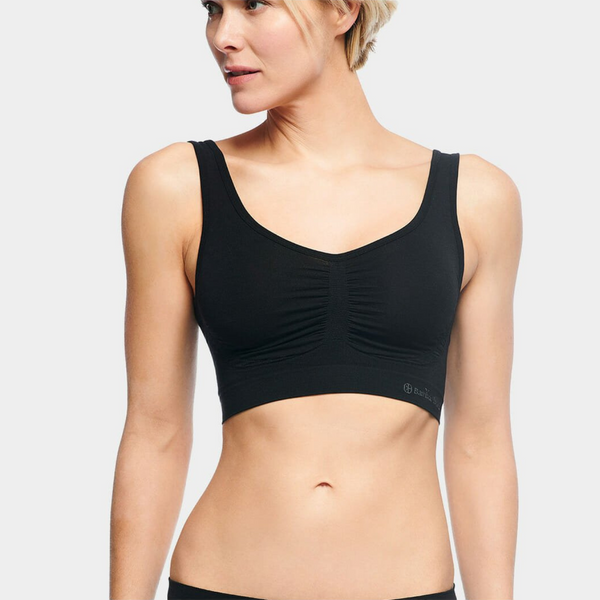 2 stk bambus BH uden foring sort