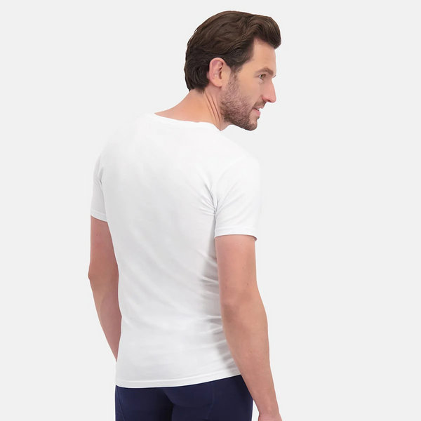 2 pak hvid bambus T-shirt slim fit