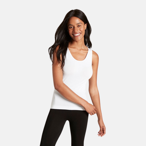 Hvid bambus tank top