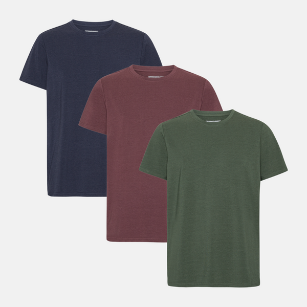 3 pak bambus T-shirt forest night/night sky/decadent chocolate