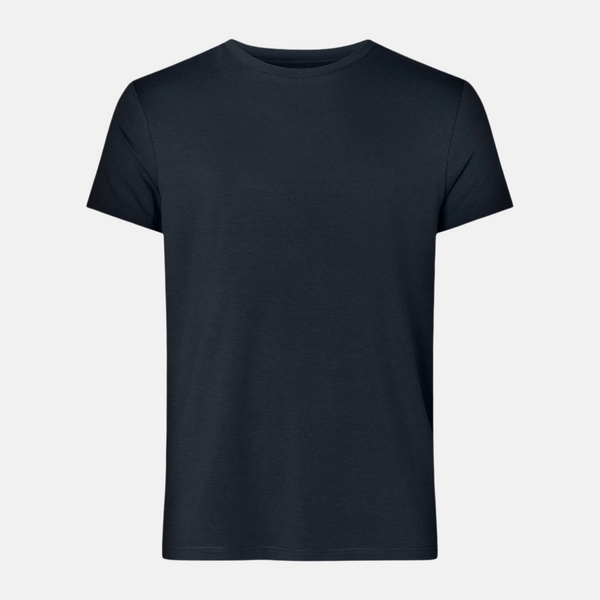 Navy bambus crew neck T-shirt