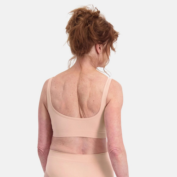 Bambus polstret BH uden bøjle i rose nude