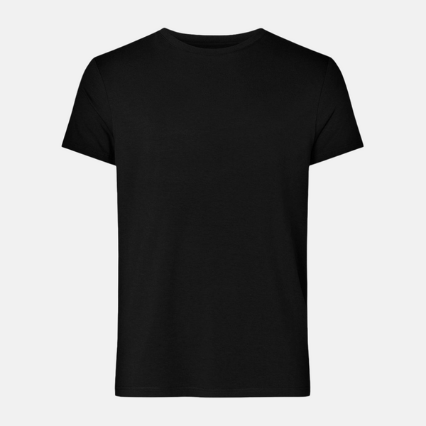 Sort bambus crew neck T-shirt