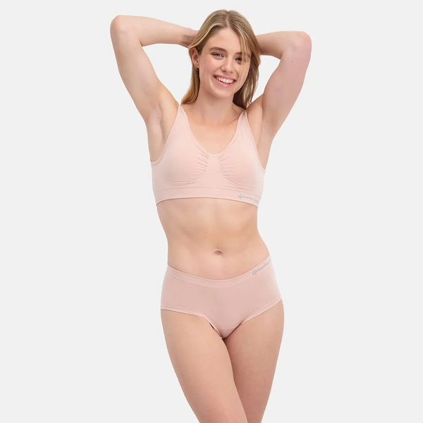 2 stk bambus hipster rose nudemed smal elastikkant