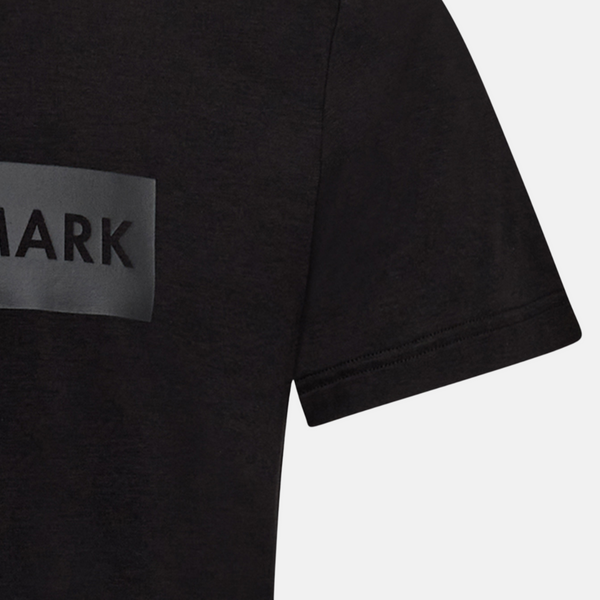 Sort bambus T-shirt med logo