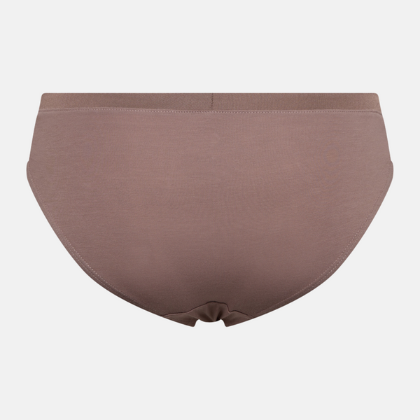 Taupe Bambus tai trusser med feminine detaljer