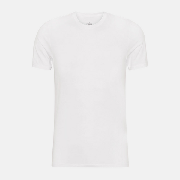 3 pak bambus sampak - 3 hvide T-shirts + 3 sorte underbukser