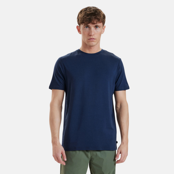 Navy bambus crew neck T-shirt