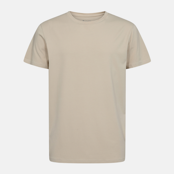 Lys khaki crew neck bambus t-shirt