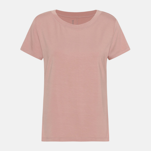 Lyserød bambus lounge T-shirt