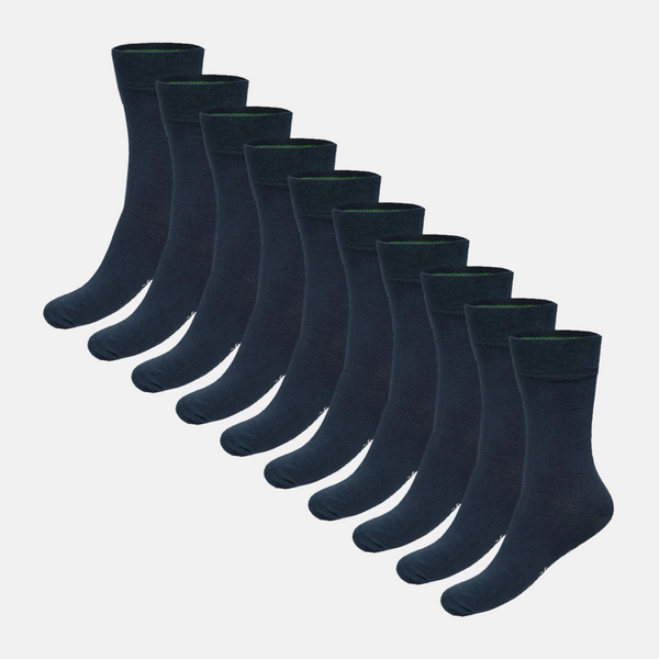 Beau bambus strømper - Navy 10 pak