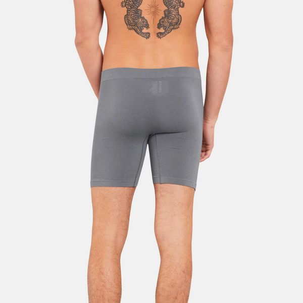 Original bambus underbukser med lange ben mørkegrå