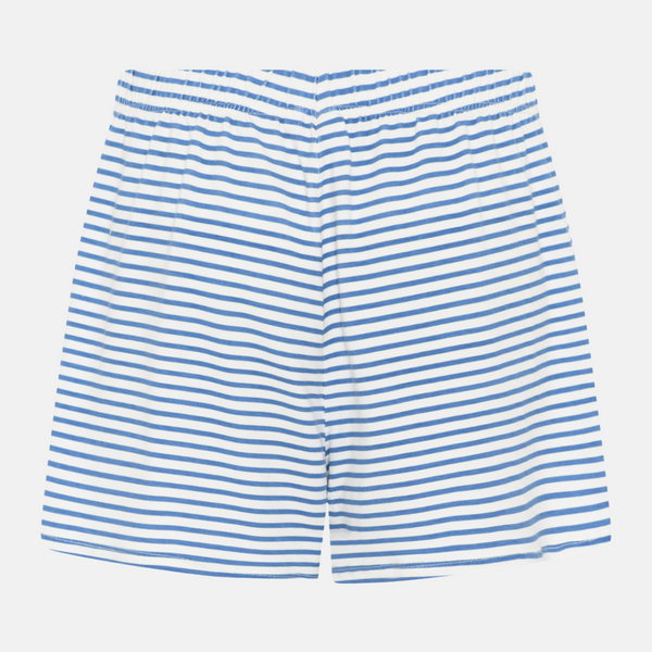 Kimmy bambus natshorts - lyseblå stribet