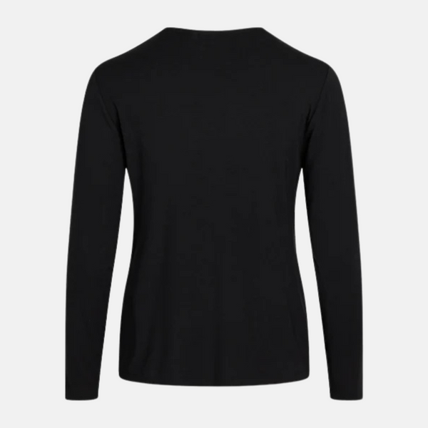 Jordan bambus langærmet nattrøje - sort