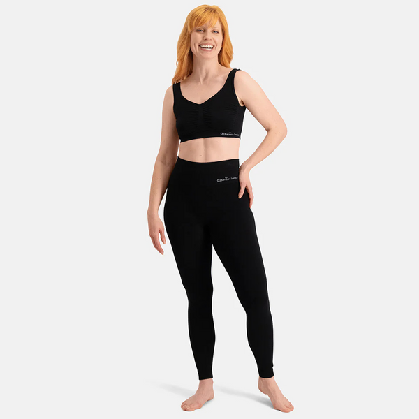 Claire Bambus Leggings - Sort 1 pak