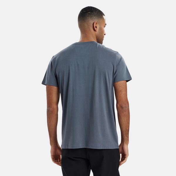 Grå bambus r-neck T-shirt