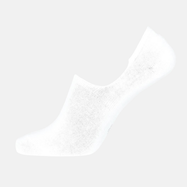 7 pak hvide in-shoe bambus footies