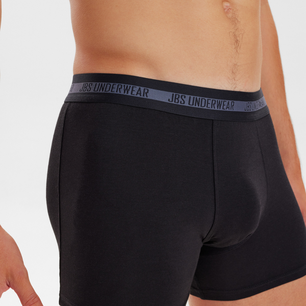 6 par bambus underbukser sorte