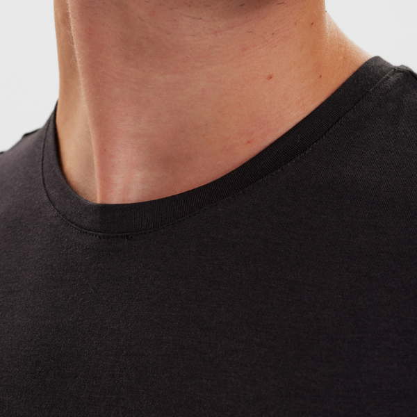 2 sorte slim fit bambus crew neck T-shirt