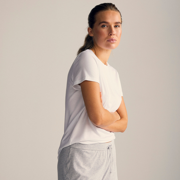 Lysegrå bambus shorts