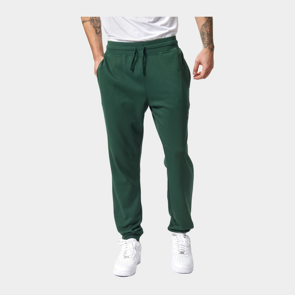 Grønne bambus sweatpants med logo