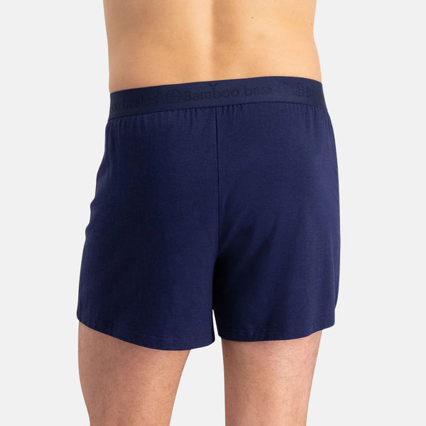 2 pak Blå bambus Boxershorts