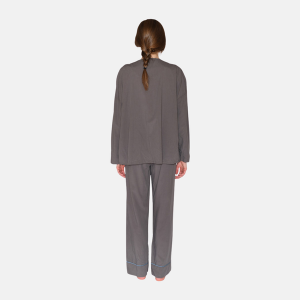 Marion bambus natskjorte - grå