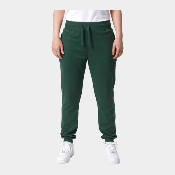Grønne bambus sweatpants med logo