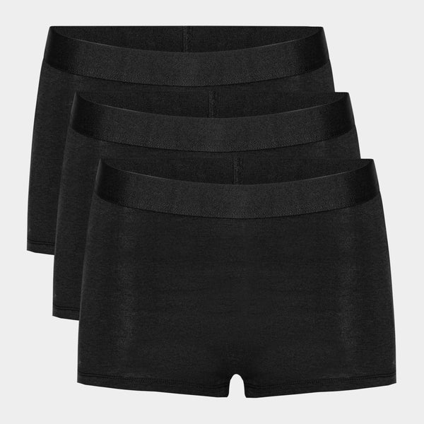 3 pak sorte bambus hotpants