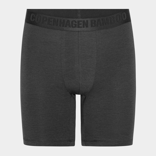 3 pak bambus underbukser med lange ben sort/navy/grå