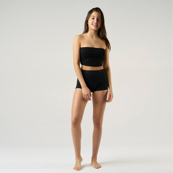 Sort menstruationstrusse Boyshort - Super