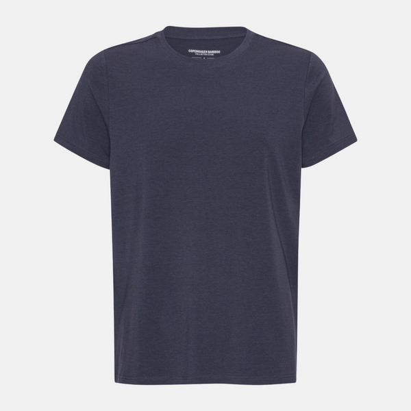 Mørkegrå Bambus Crew Neck T-Shirt