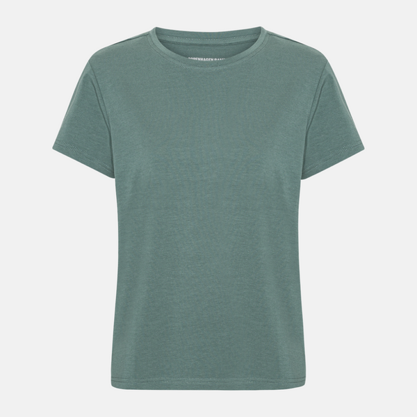 Balsam grøn kortærmet bambus t-shirt